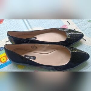 Women's Nine West Black Flats Size 10. A&A&M